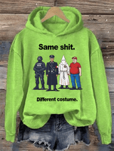 🔥Buy 3 Get 15% Off🔥Women's  Same shit Different costume  Print  Hoodie