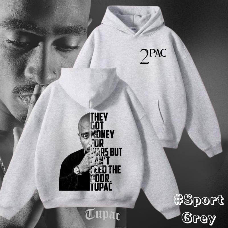 🔥Buy 3 Get 15% Off🔥Unisex 2Pac Rapper Hoodie