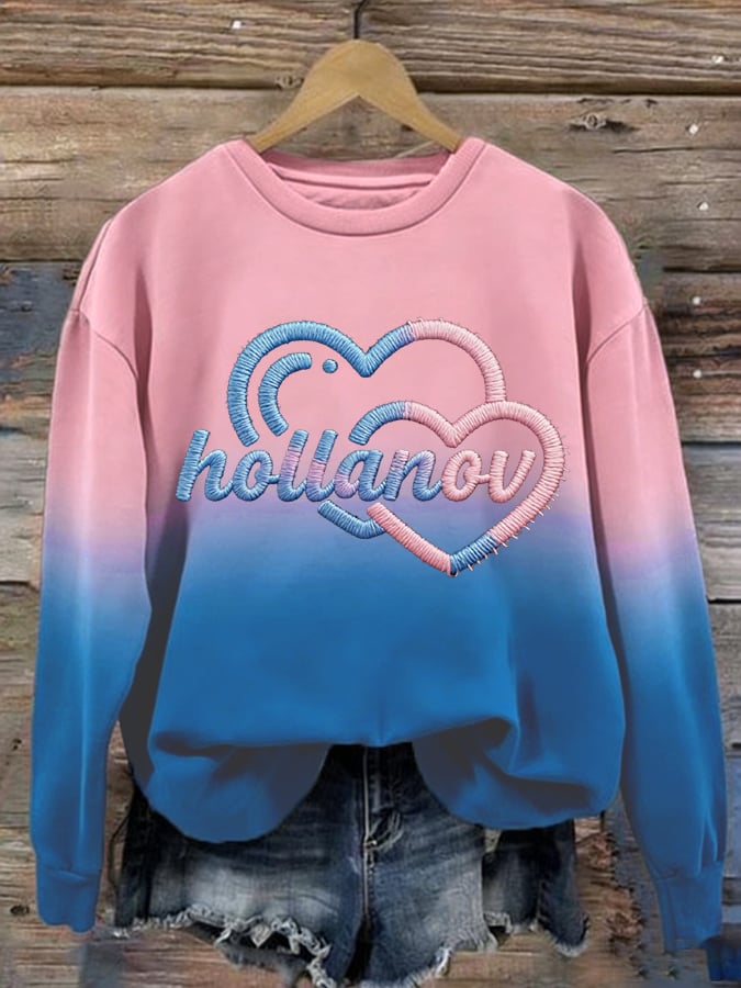 Women's Film And Television Drama Print Crew Neck Sweatshirt