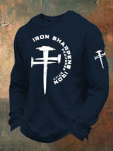 Men's Iron Sharpens Iron Christian Waffle T-Shirt