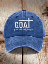 Unisex Retro God Over All Things Hat