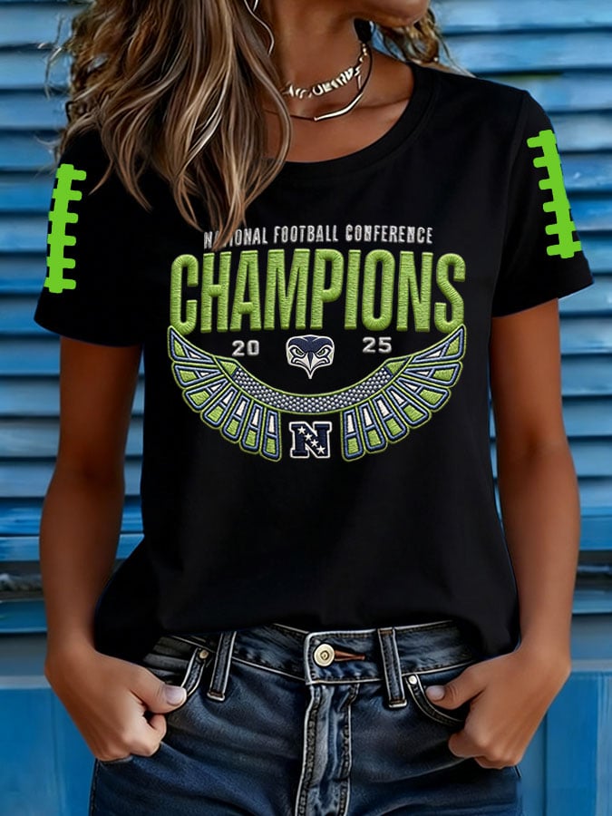Women's Football Print T-shirt