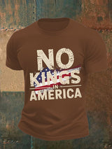 🔥Buy 3 Get 15% Off🔥Men's no kings in America print  T-Shirt