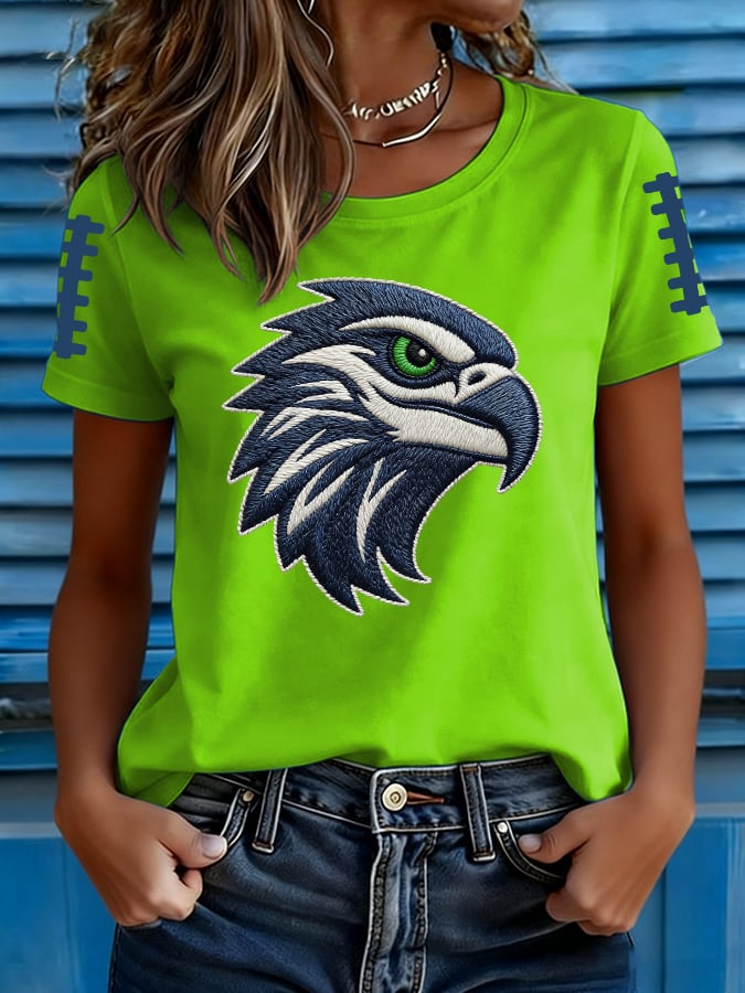 Women's Football Print T-shirt