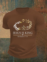 Men's  Jesus Is King Christian  T-Shirt