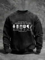 Men'S Casual Faith Print Hoodie