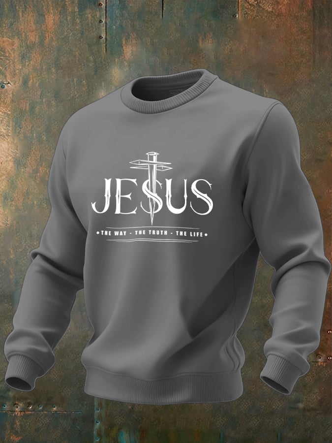 Men's Faith Crew Neck Sweatshirt