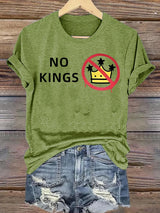 🔥Buy 3 Get 15% Off🔥Women's  NO KINGS Print T-Shirt