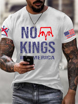 🔥Buy 3 Get 15% Off🔥Men's No Kings In America Print T-shirt