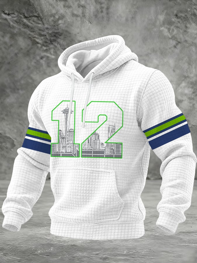 Men's Football Print Sweatshirt