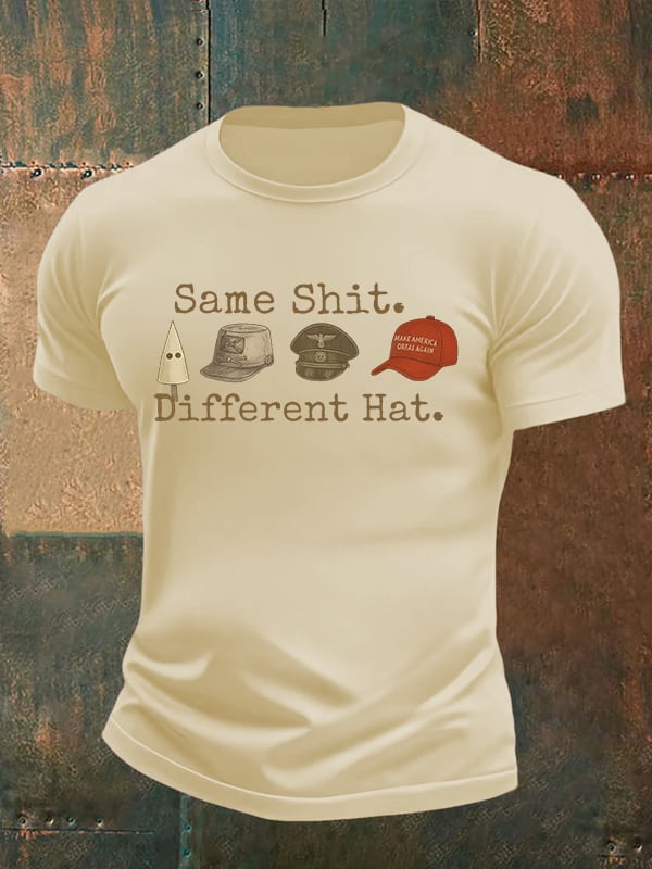 🔥Buy 3 Get 15% Off🔥Men's  Same shit Different costume Print T-Shirt