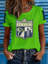 Women's Football Print T-shirt