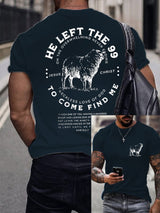 🔥Buy 3 Get 15% Off🔥Men's He Left 99 to Come Find Me Printed Round Neck T-Shirt